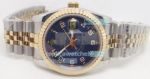 Replica Rolex Datejust Blue Arab Dial 2-Tone Case Watch